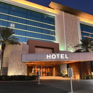 Front view of the hotel