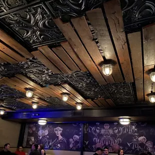 a group of people sitting at a table