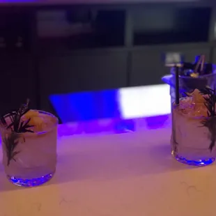 Impromptu mezcal cocktail from bartender