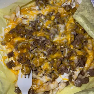 Carne asada fries no guac
