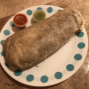 Super Burrito (forgot the name). Massive. Ok.