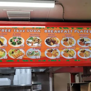 Specials Menu
