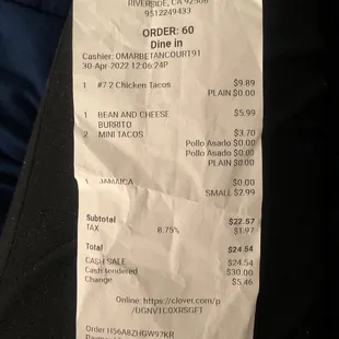 order