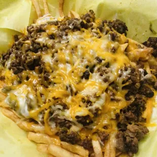 Carne asada fries! Yum!