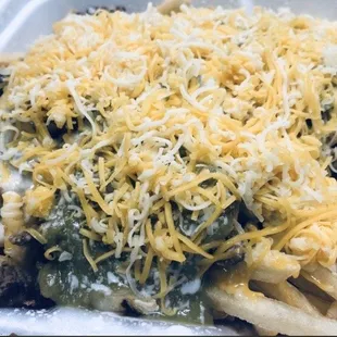 Carne asada fries.
