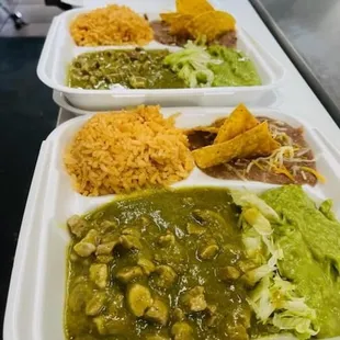 Chile Verde plate