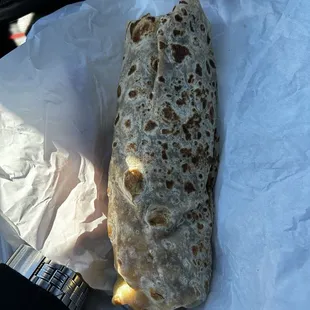 California burrito. So big it was like holding a baby