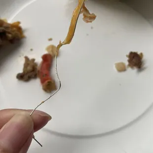 a piece of food on a plate