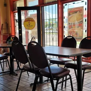 Cool weather so the doors can stay opened.