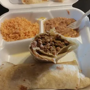 Carne asada burto, om nom nom!