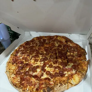 Pepperoni pizza