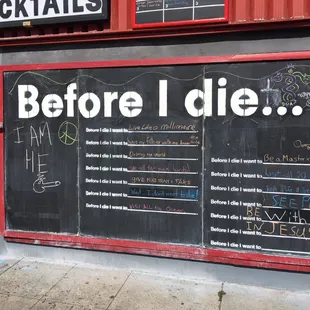 Before I die &quot;I want to finish all my Yelp bookmarks.&quot;