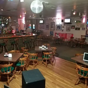 Dining area at Alibis