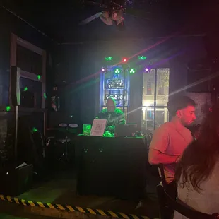  bar with neon lights