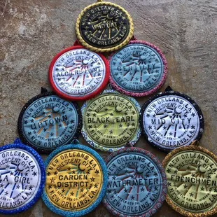 Locally made Watermeter trivets.