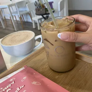 Latte &amp; hot chocolate!