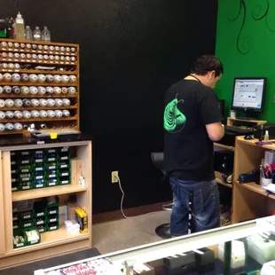 Great juice choices , custom made.