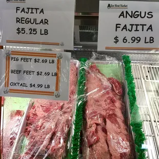Fajita prices....Angus and Regular