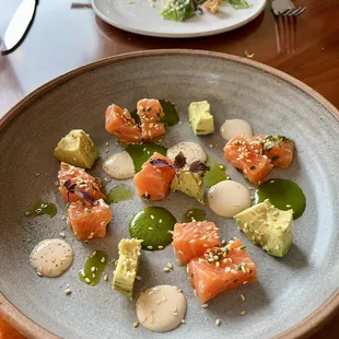 Salmon crudo