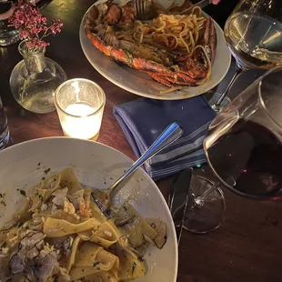 Crab Truffle Pasta