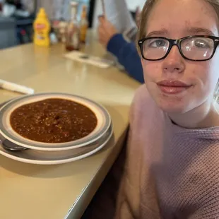 We come here just so she can get her chili!!!!!