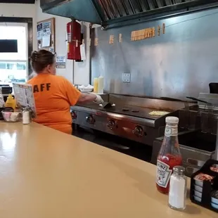 sushi and sashimi, interior