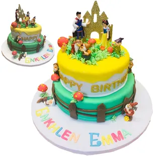 Whole fondant cake