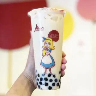 M11. Rose Green Milk Tea