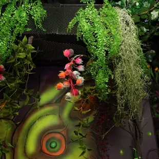 Art by "Golden Rabbit Silent Monkey" &amp; flowers by Kira at AliceDC