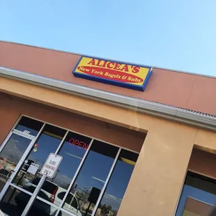 the front of the store