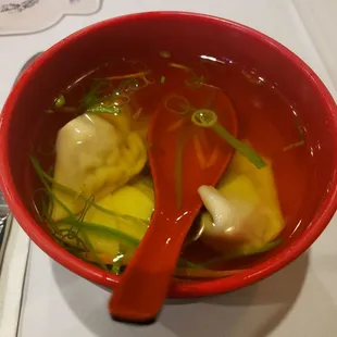Wonton soup.
