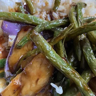 Eggplant and Green Beans