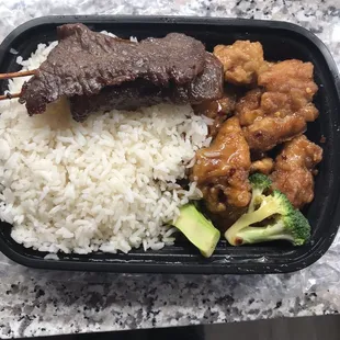 a plate of food