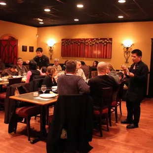View of one of the dining areas
