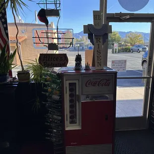 Old soda machine