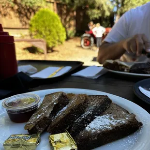 Banana bread French toast