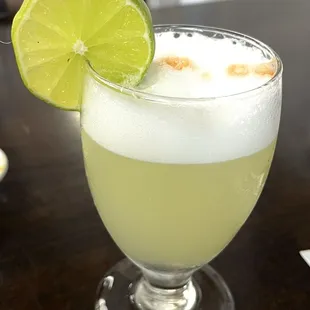Pisco Sour. Very refreshing