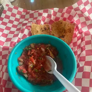 Pico and tostadas