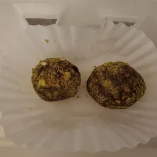 Pistachio Date balls