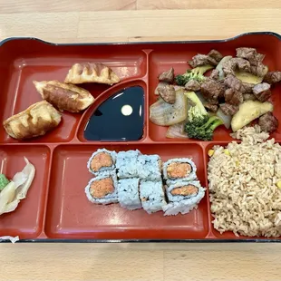 Bento Box for lunch time, Sept 2024.