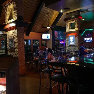 people sitting at the bar