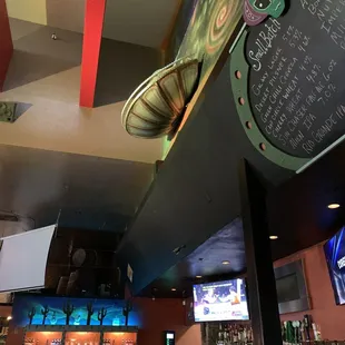 interior, sushi and sashimi