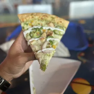 Enchilada Pizza - Slice