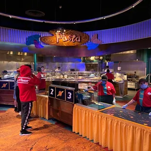 Where you pick up food you order