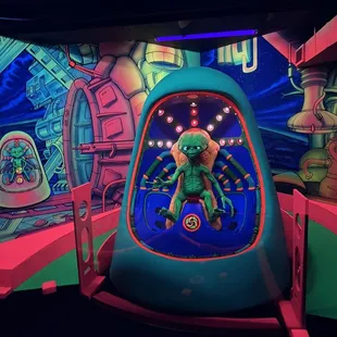 One of the themed rooms