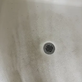 They called this clean - both rooms were supposed to have a bathtub shower