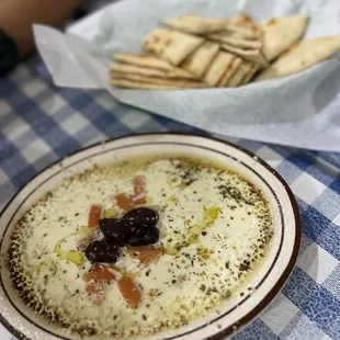 Sizzling Feta Cheese is amazing.  We dipped our pita in it, nonstop.  Very addicting