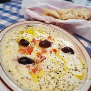 Sizzling Feta Cheese