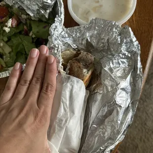 My hand is 6in by 3in just for reference this things used to be so much bigger