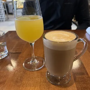 Mimosa and Ginger Spice Latte